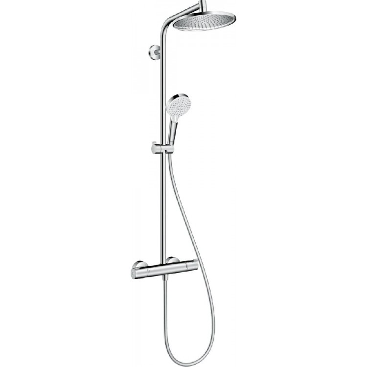 Душевая система наружного монтажа Hansgrohe Crometta S 240 27267000 Душевая система наружного монтажа Hansgrohe Crometta S 240 27267000